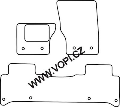 Autokoberce Landrover Range Rover Sport 2013 - Royalfit (3924)